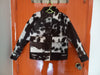 Cowhide Jacket Black Brown White