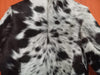 Cowhide Jacket Black Brown White