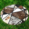 Real Cowhide Patchwork Rug