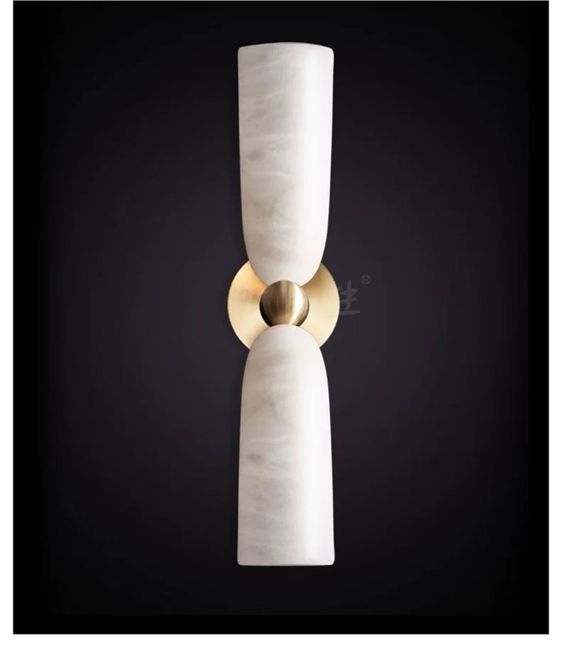 French Retro Marble Wall Lamp Sconce