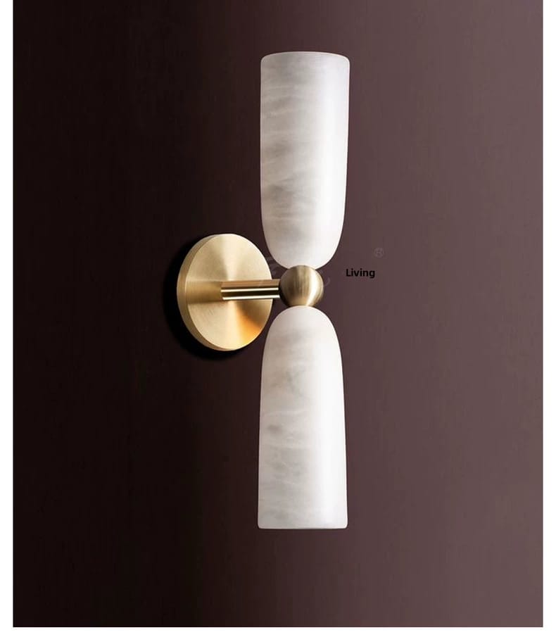 French Retro Marble Wall Lamp Sconce