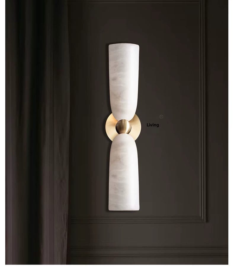 French Retro Marble Wall Lamp Sconce