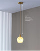Copper Wall Mounted Marble Pendant Light Fixture