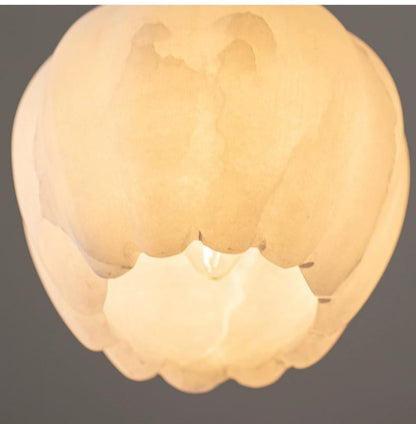 Copper Wall Mounted Marble Pendant Light Fixture