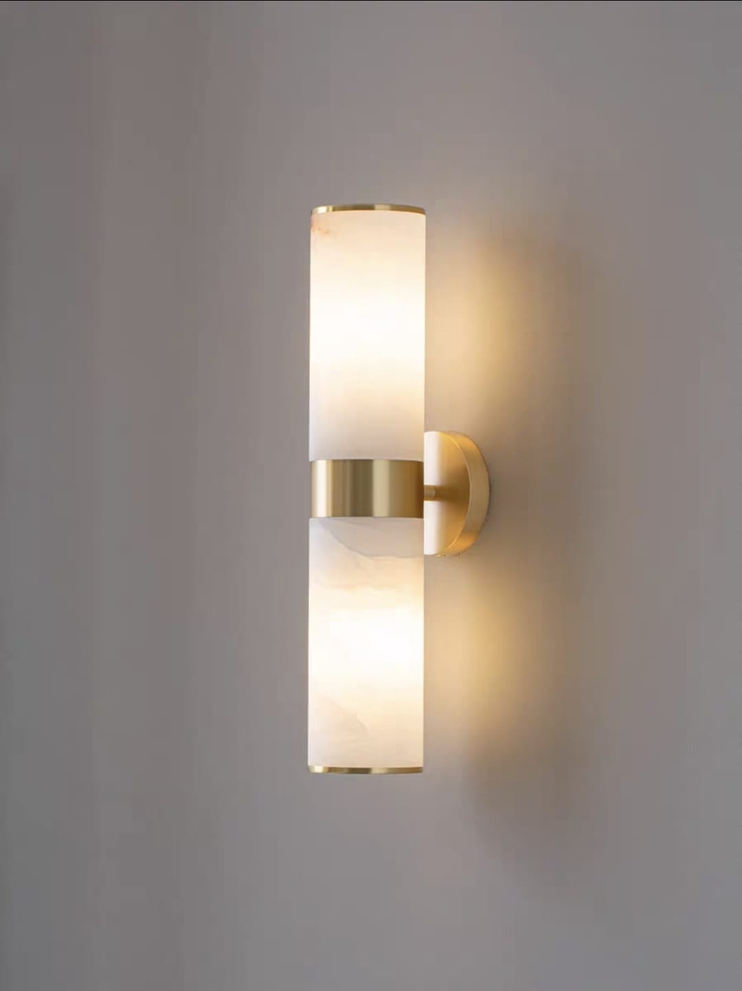 Marble Lamp Spanish Marble Solid Copper Wall Sconce