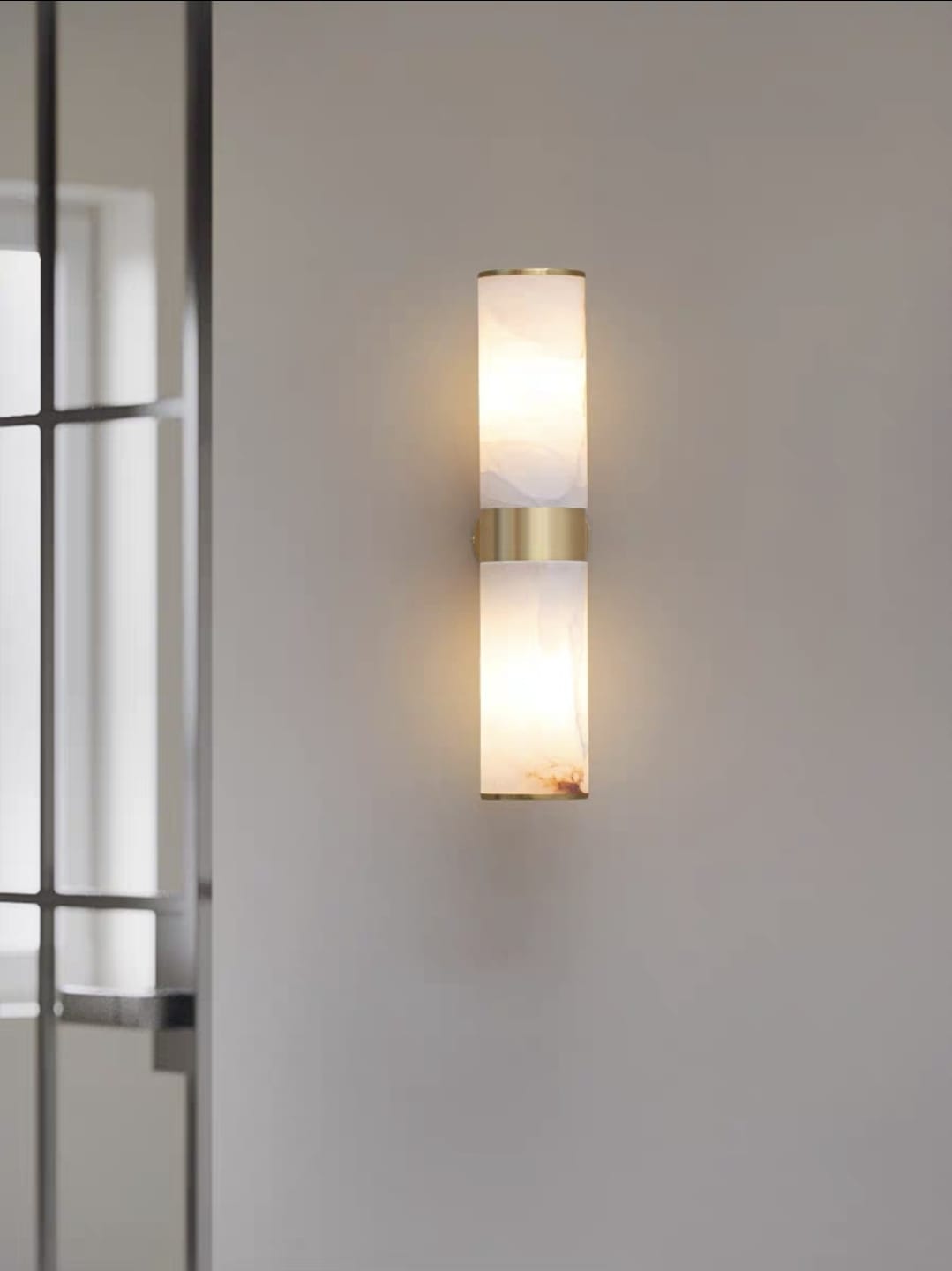 Marble Lamp Spanish Marble Solid Copper Wall Sconce