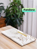 Natural Marble Tea Tray With Glaze & Drainage