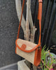 Leather Rattan Crossbody & Clutch