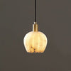 Copper Wall Mounted Marble Pendant Light Fixture