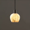 Copper Wall Mounted Marble Pendant Light Fixture