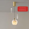 Copper Wall Mounted Marble Pendant Light Fixture
