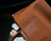 French Nylon Tote Bag for Women with Leather Handles