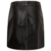 black leather mini skirt tailor made