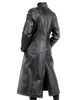 Leather trench coat women's Gothic Over