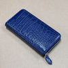 Women's Crocodile Leather Zip Around Long Wallet