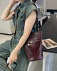 Women’s Leather Shoulder Bucket Purse 1