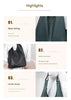 Women’s Soft Leather Hobo Shoulder Bag