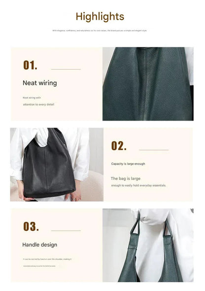 Women’s Soft Leather Hobo Shoulder Bag