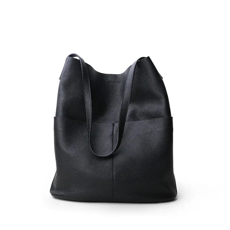 Women Genuine Leather Tote Bag Everyday Carry Purse 1