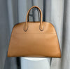 Women's Leather Work Tote Bag with Zip Closure 2
