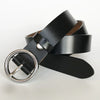 Women's genuine cowhide leather pin buckle belt 5 105 cms