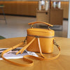 Women’s Leather Box Crossbody Bag with Top Handle