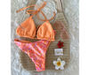 Floral bikini set adjustable strap swimwear 1 S