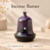Coil Incense Burner with Removable Cover and Internal Mesh Tray 2