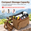 Canvas Bike Bag with Waxed 600D Fabric for Motorcycles