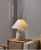 Ceramic scandi table lamp for home décor