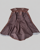 Women’s Brown Leather Jacket Waxed Sheepskin Mid Length Style
