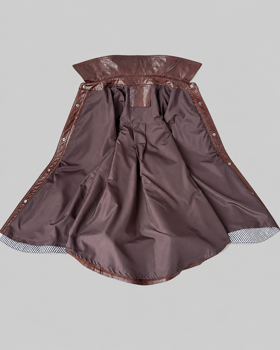 Women’s Brown Leather Jacket Waxed Sheepskin Mid Length Style