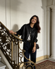 Women's Leather Moto Jacket in Oil-Waxed Genuine Sheepskin