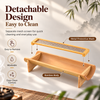 Bamboo Incense Stick Holder with Removable Metal Mesh Ash Tray