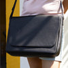 Leather Messenger Bag For Men Adjustable Strap Laptop Work Bag