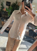 formal long sleeves womens work tops