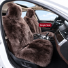 Genuine Sheepskin Car Seat Covers with Long Plush Wool