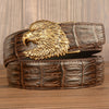 Men’s Full Grain Leather Belt with Eagle Buckle