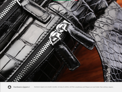 Genuine Crocodile Leather Men’s Chest Bag Crossbody Messenger