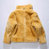 Mens Shearling Leather Aviator Jacket