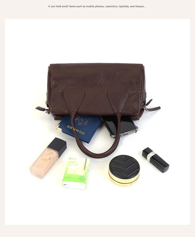 Women’s Vegetable-Tanned Leather Triangle Bag