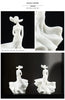 Natural Marble Woman Figurine Light Luxury Sculpture