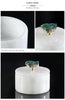 Natural Marble Jade Jewelry Storage Jar