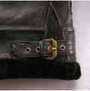 Men Sheepskin B3 Shearling Leather Aviator Flight Jacket