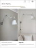Adjustable Italian Swing Arm Wall Light