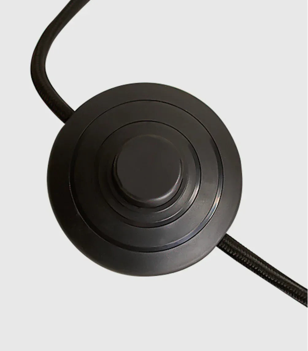 Boho Bamboo Arc Floor Lamp Rattan Shade Living Room