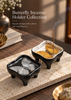 Stick Incense Holder with Butterfly Design and Decorative Tray