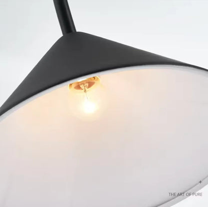 Black Cone Wall Sconce Long Arm Scandinavian Wall Light Fixture