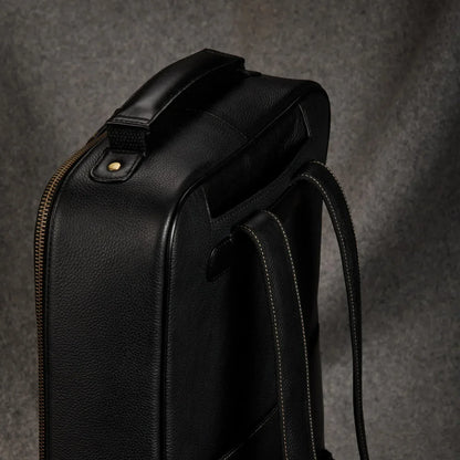 mens leather backpack leather laptop backpack for men