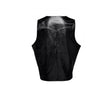 Motorcycle Leather Vest Men – Black Riding Leather Vest